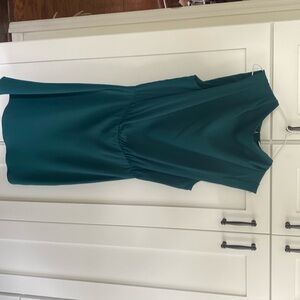 Amanda Uprichard dress worn once.   Excellent condition.  Hunter green.   M